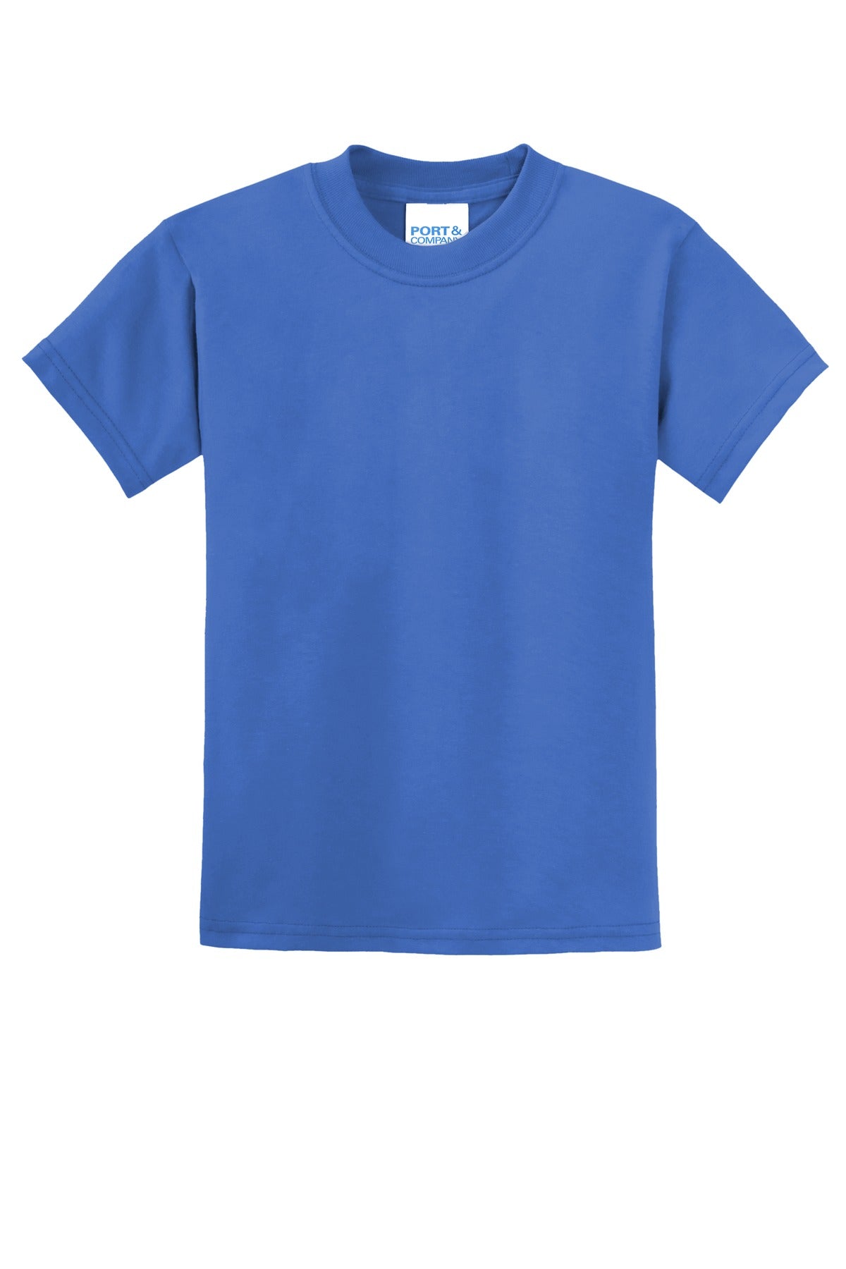 Port & Co Youth Core Blend Tee - Royal