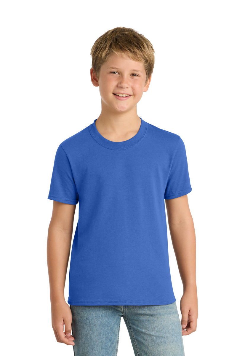 Port & Co Youth Core Blend Tee - Royal