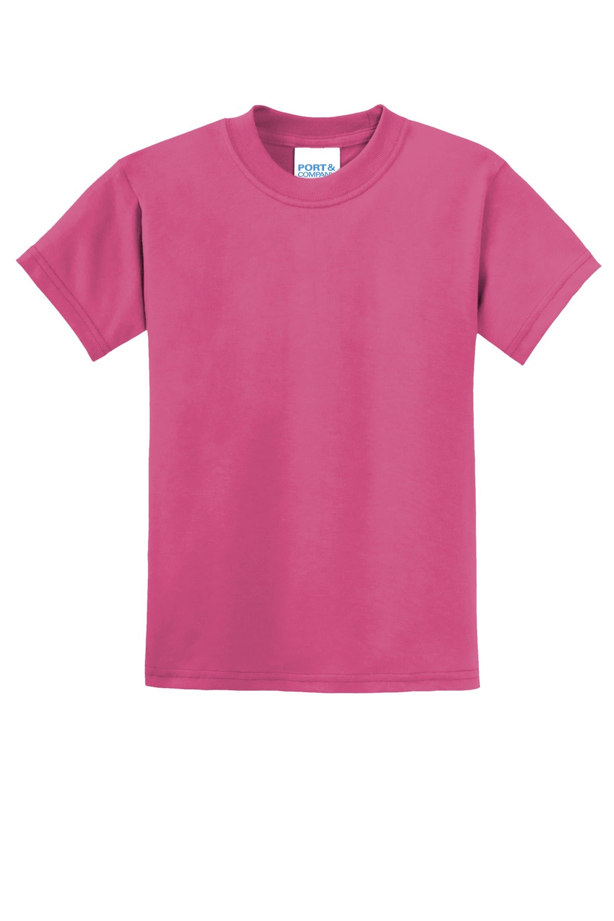 Port & Co Youth Core Blend Tee - Sangria