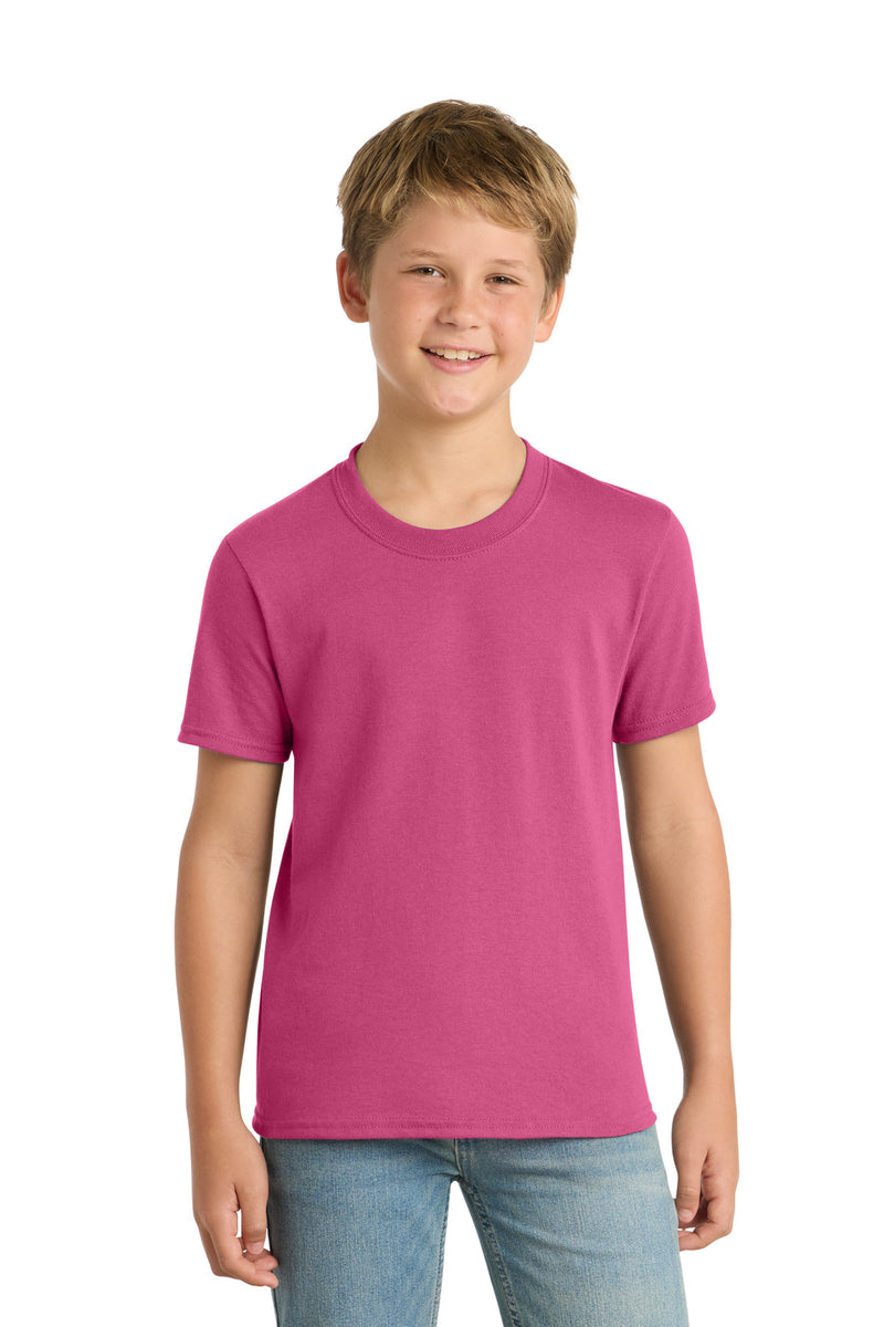 Port & Co Youth Core Blend Tee - Sangria