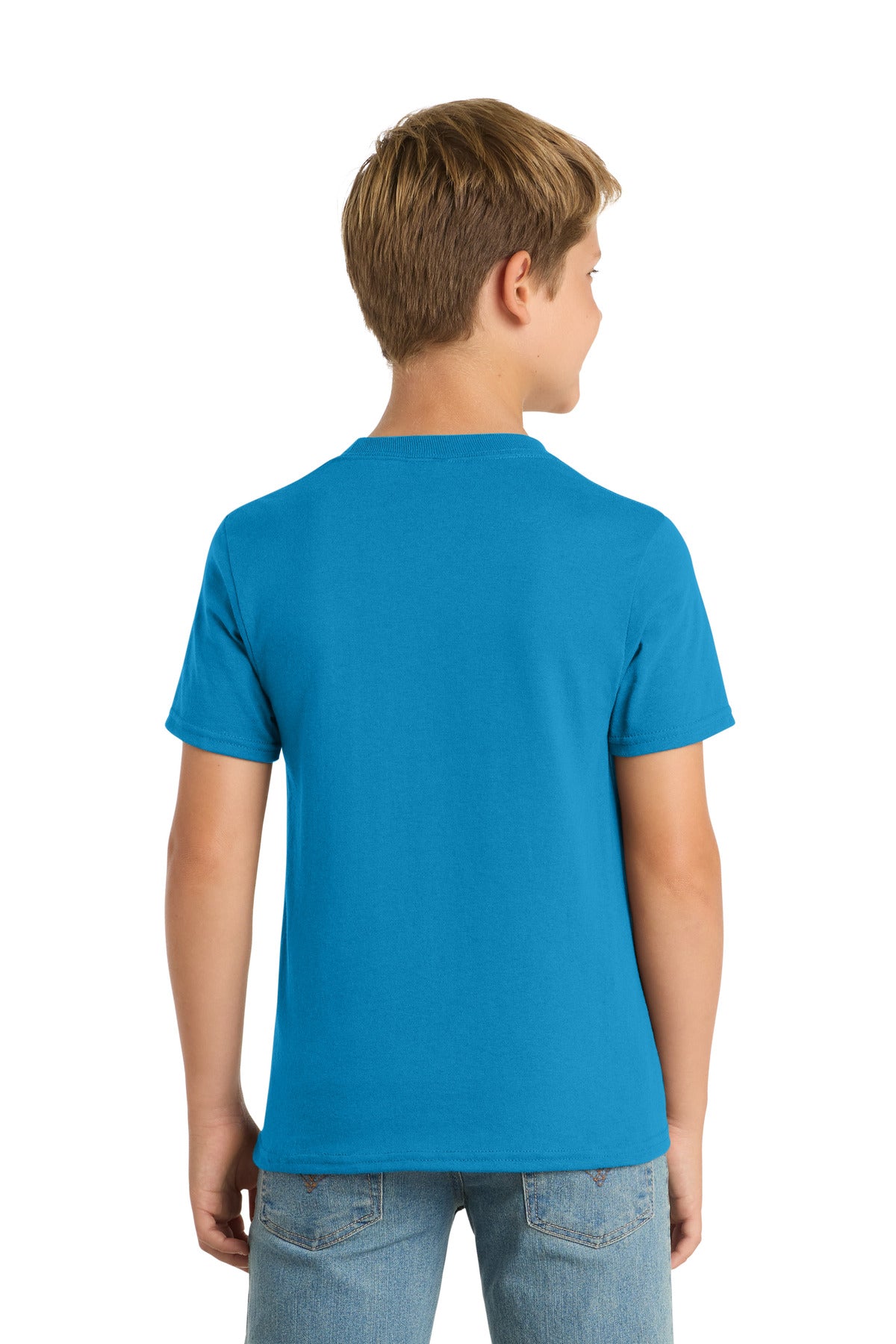 Port & Co Youth Core Blend Tee - Sapphire