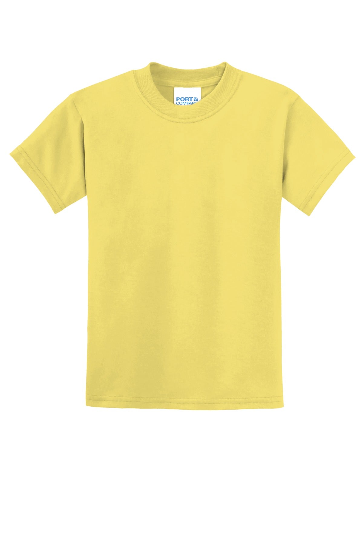 Port & Co Youth Core Blend Tee - Yellow