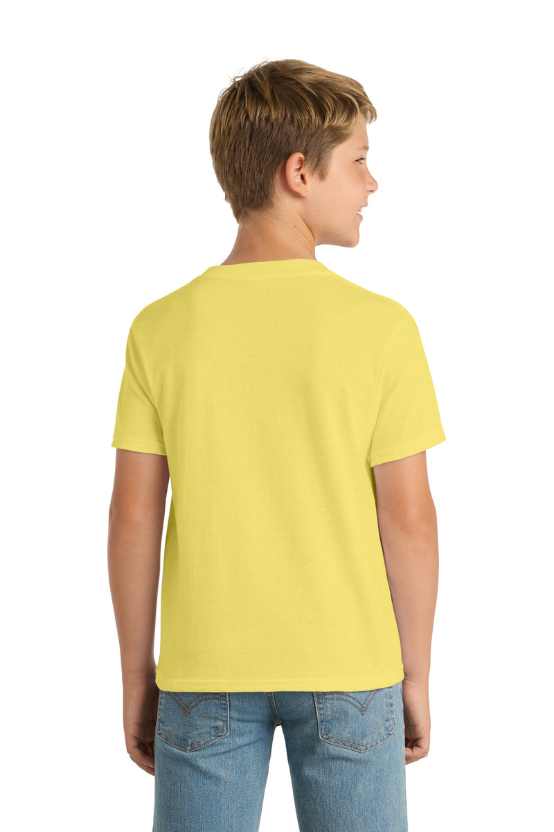 Port & Co Youth Core Blend Tee - Yellow