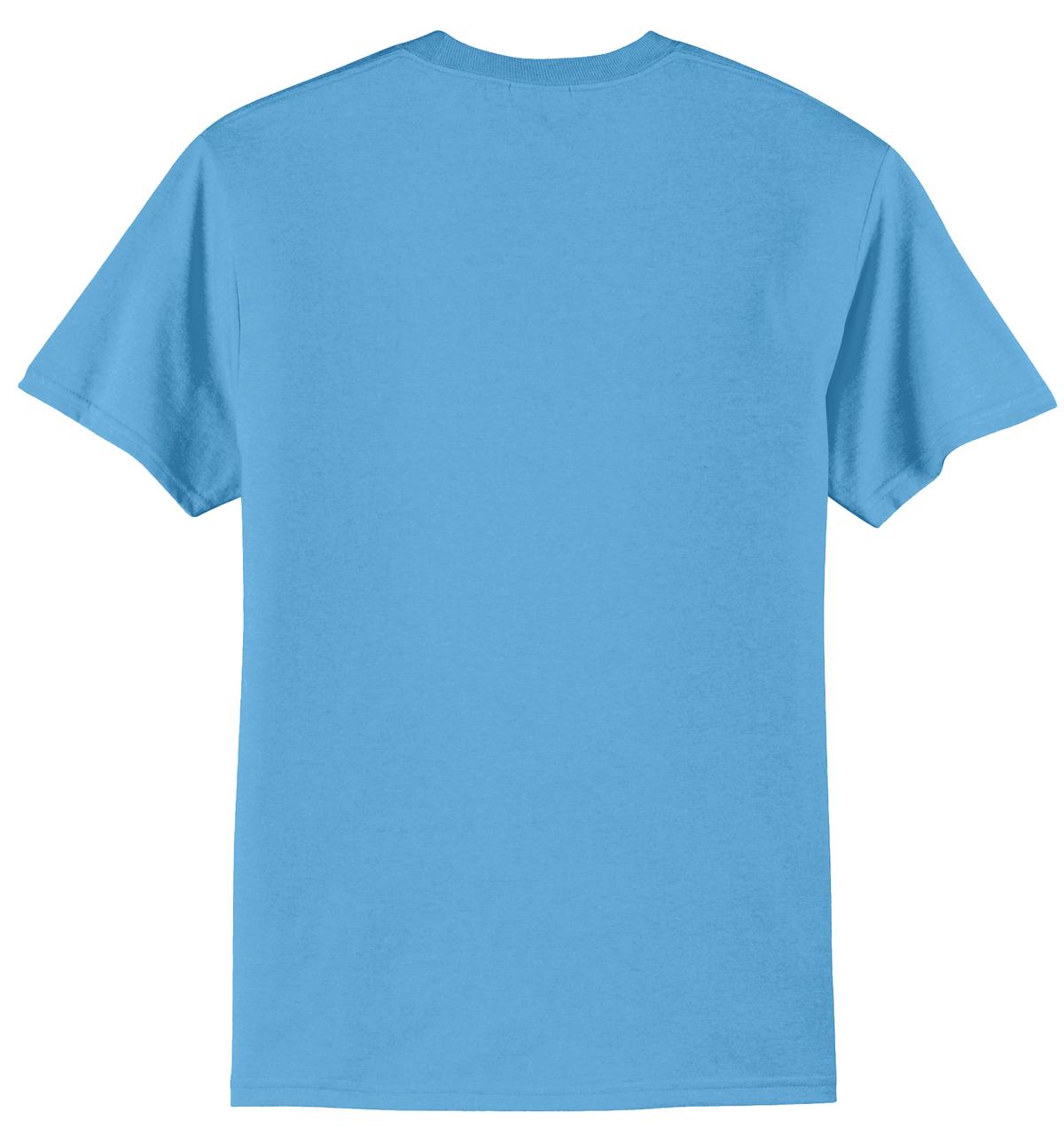 Port & Co Core Blend Tee - Aquatic Blue