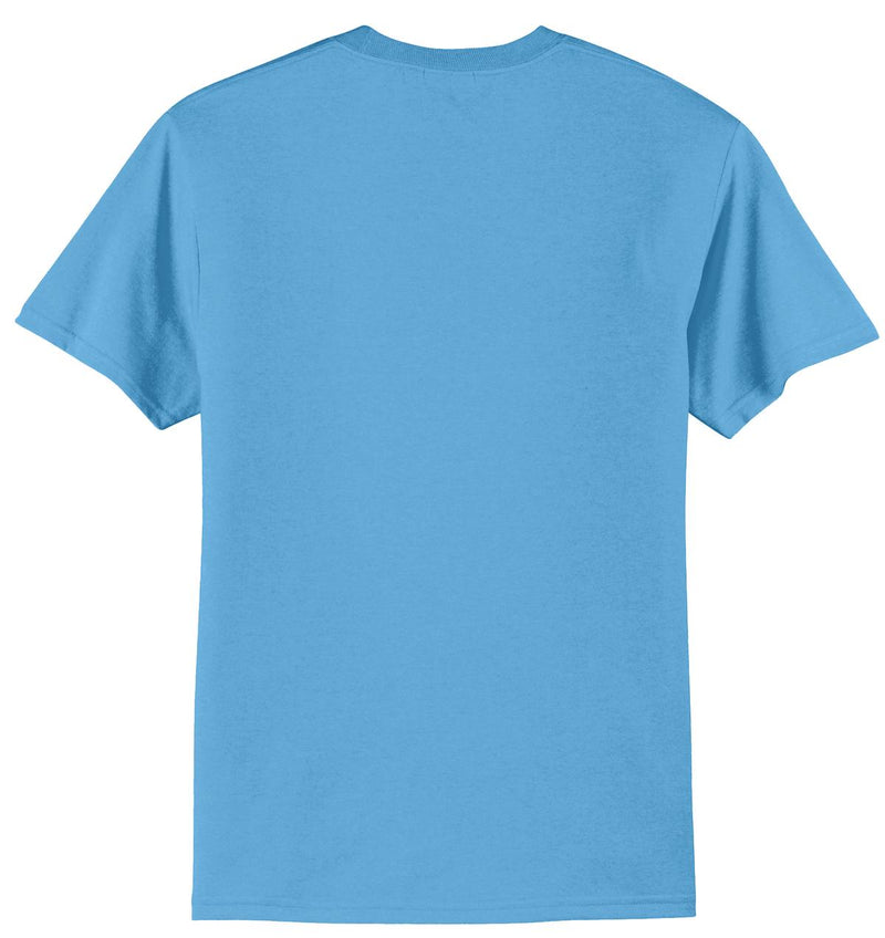 Port & Co Core Blend Tee - Aquatic Blue