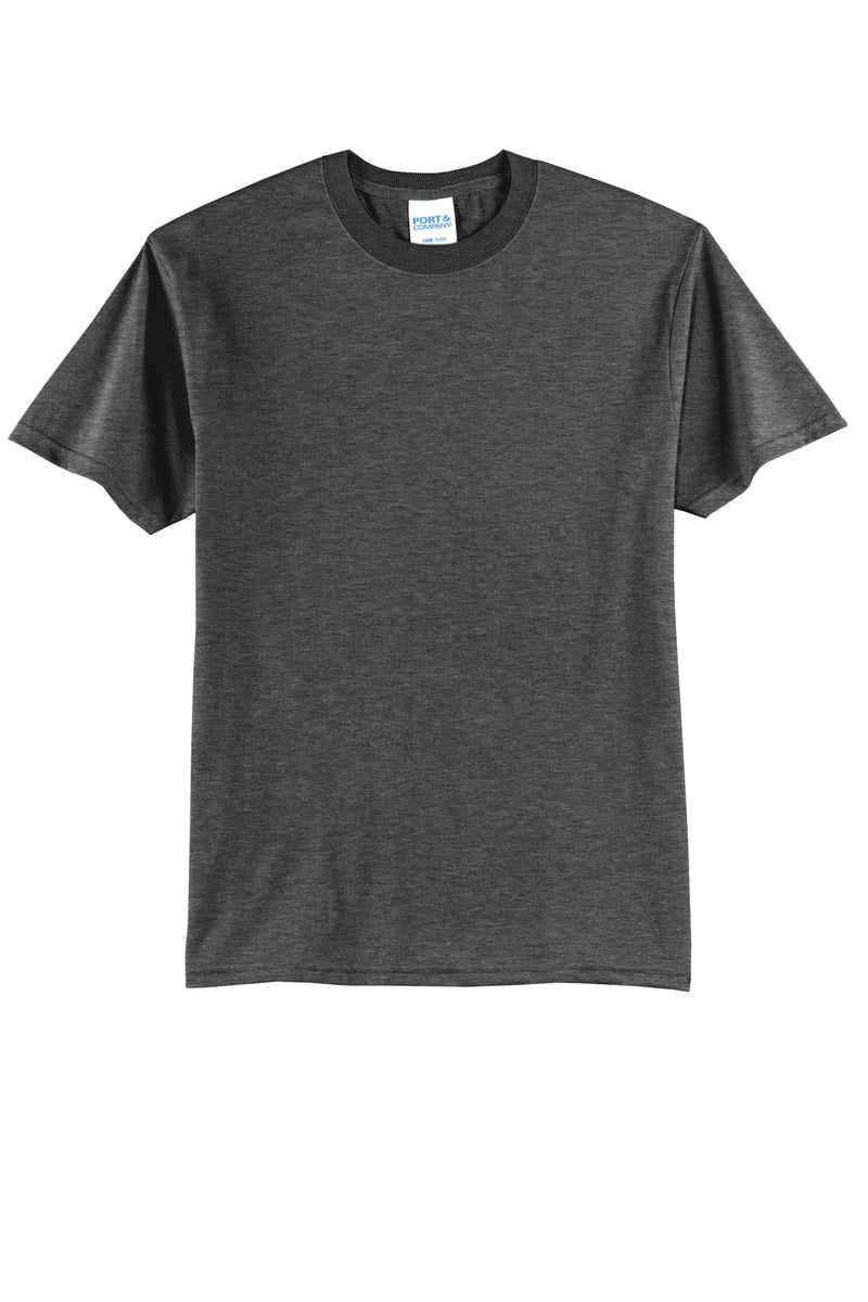 Port & Co Core Blend Tee - Black Heather