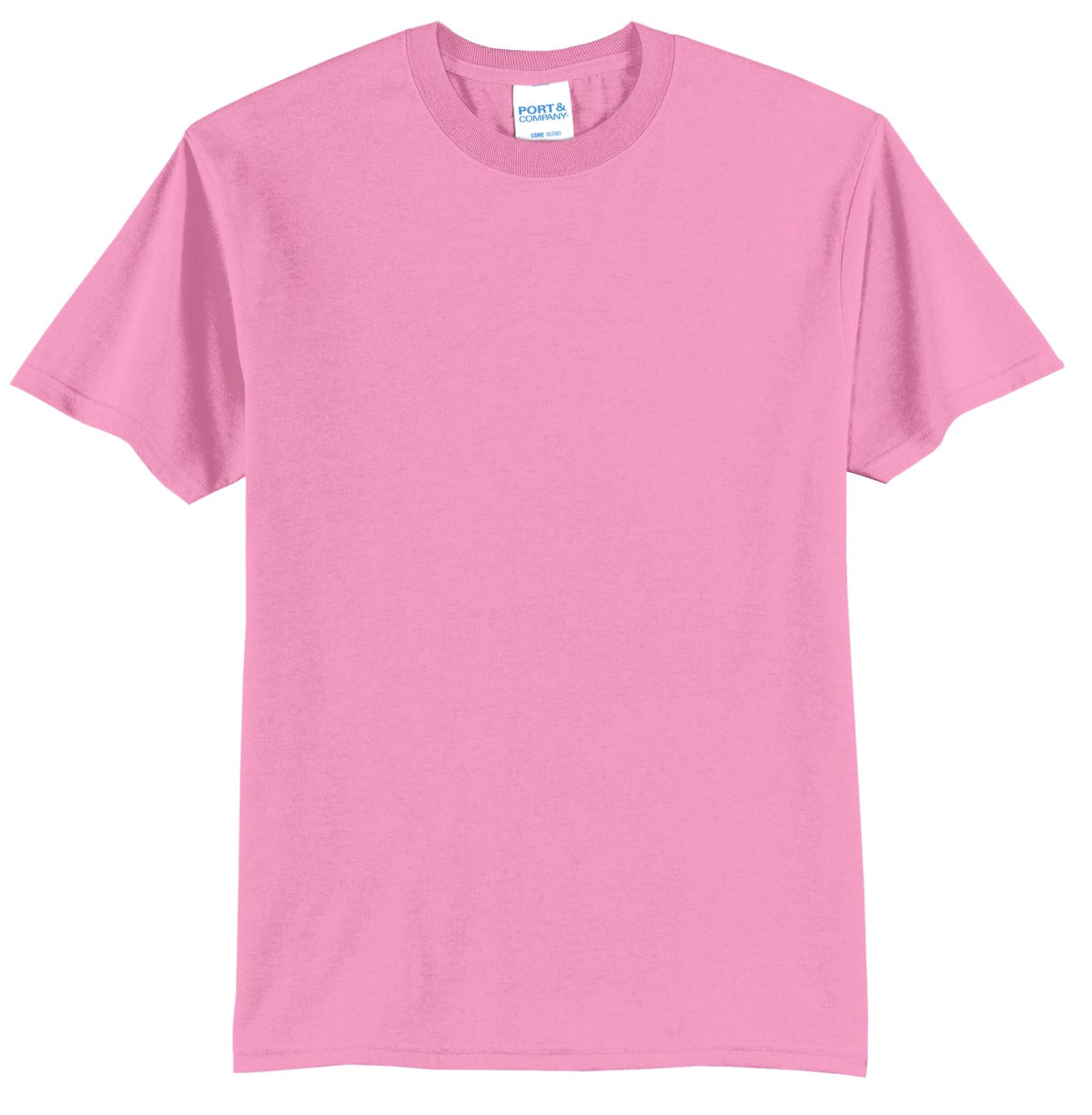 Port & Co Core Blend Tee - Candy Pink