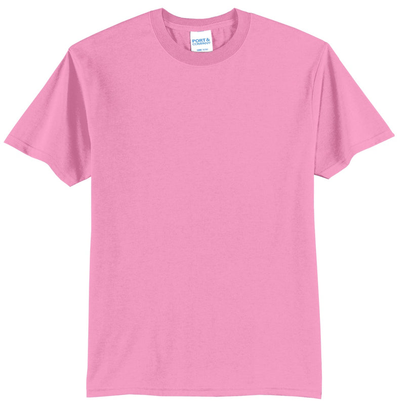 Port & Co Core Blend Tee - Candy Pink
