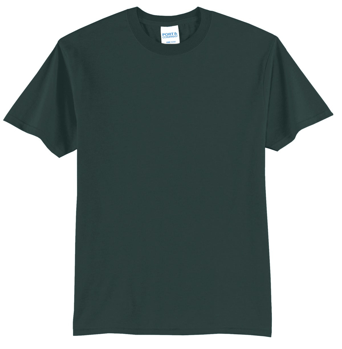 Port & Co Tall Core Blend Tee - Dark Green