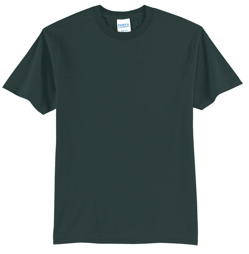 Port & Co Tall Core Blend Tee - Dark Green