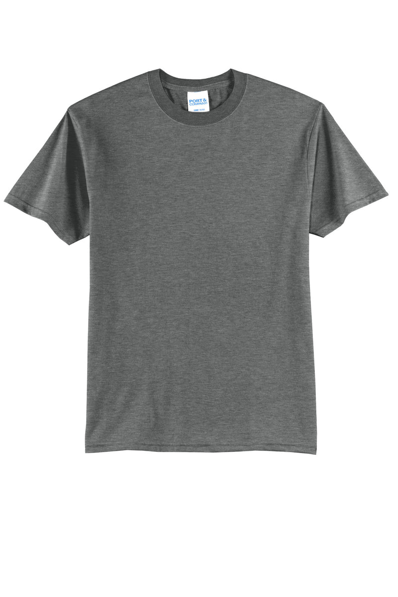 Port & Co Core Blend Tee - Graphite Heather