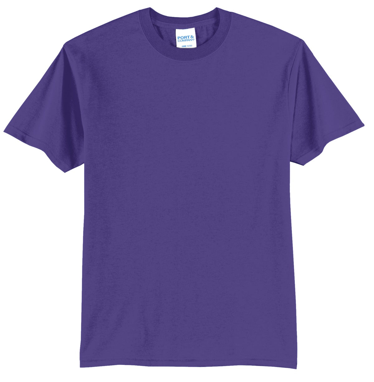 Port & Co Core Blend Tee - Purple