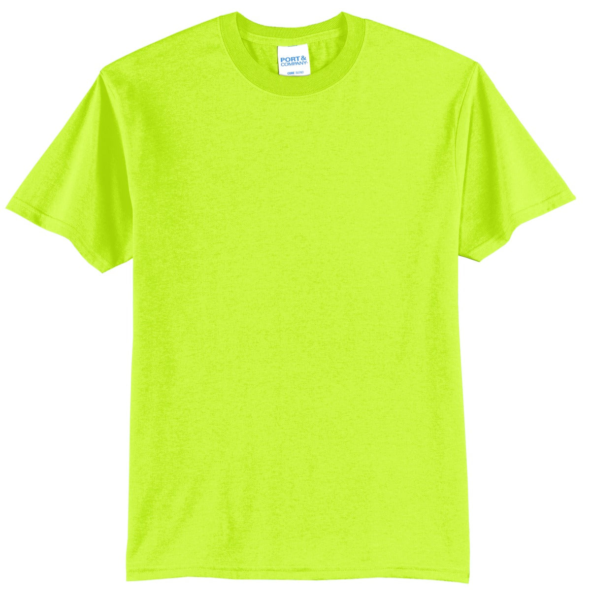 Port & Co Core Blend Tee - Safety Green
