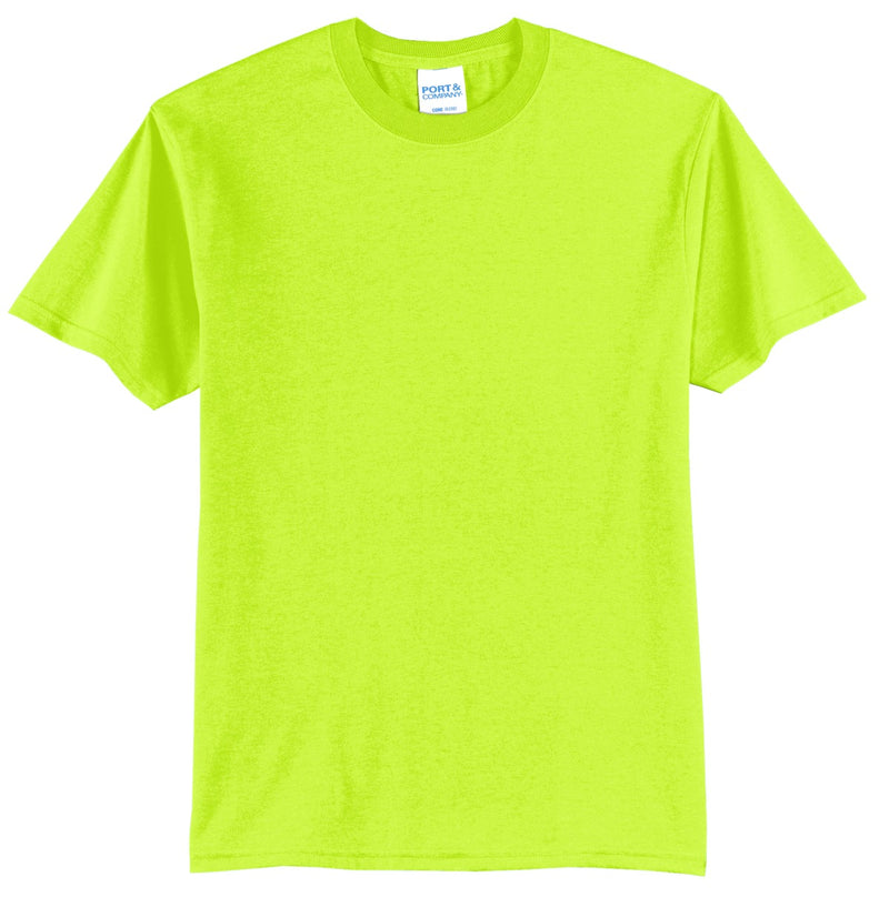 Port & Co Core Blend Tee - Safety Green