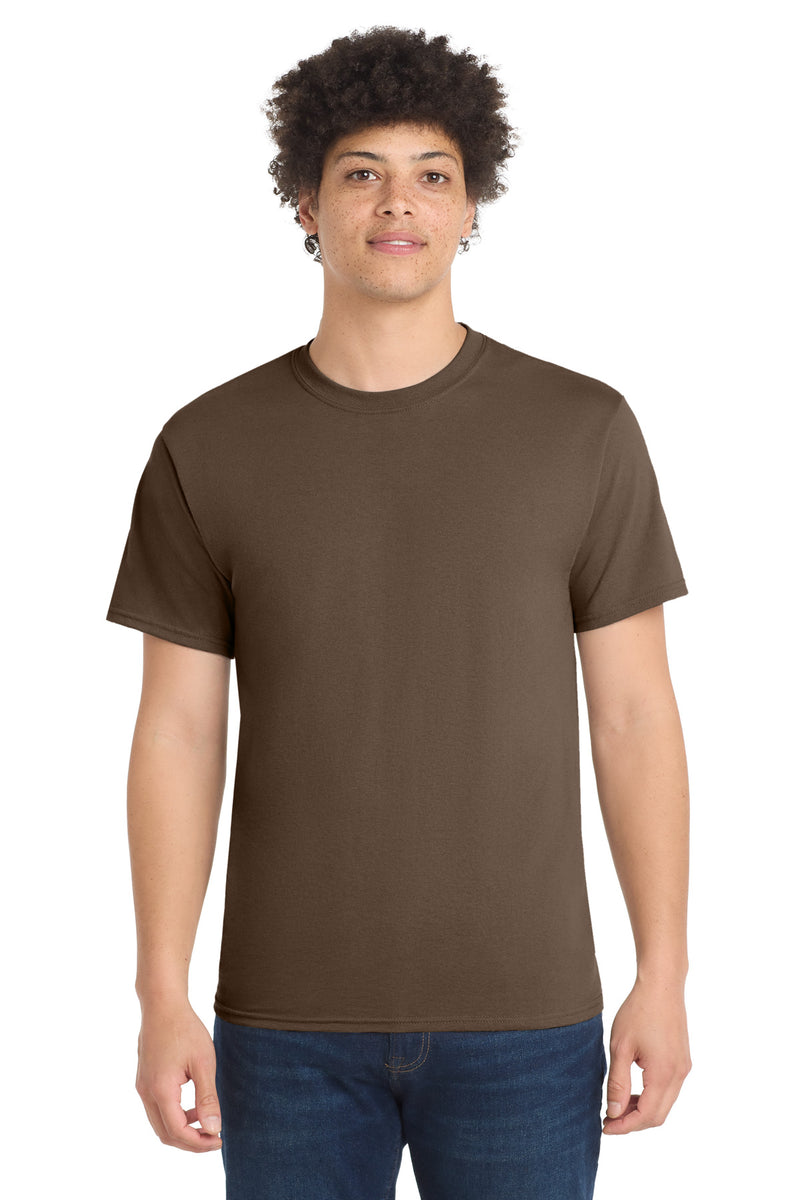 Port & Co Core Blend Tee - Brown