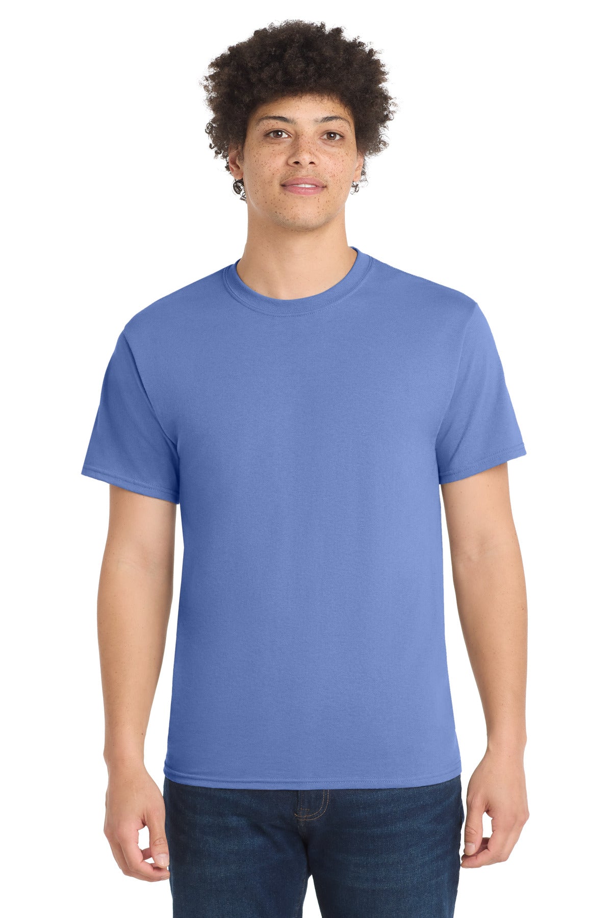 Port & Co Core Blend Tee - Carolina Blue
