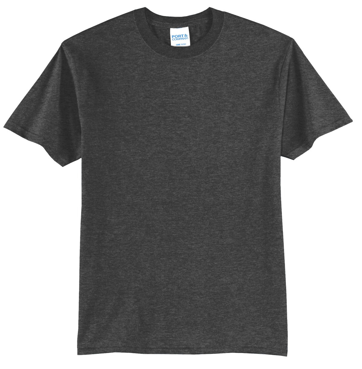 Port & Co Core Blend Tee - Dark Heather Grey