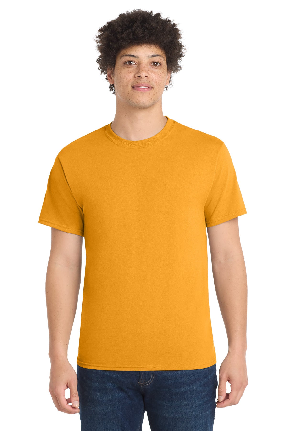 Port & Co Core Blend Tee - Gold