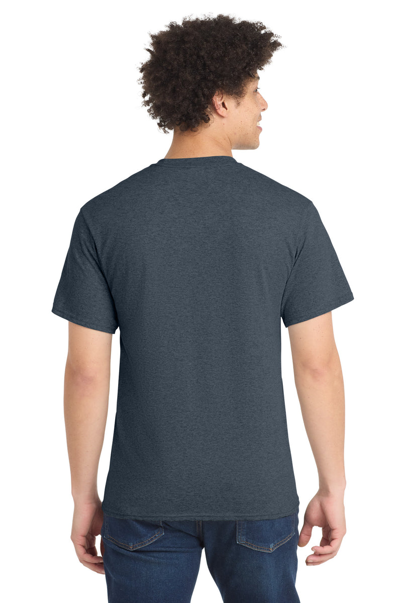 Port & Co Core Blend Tee - Heather Navy