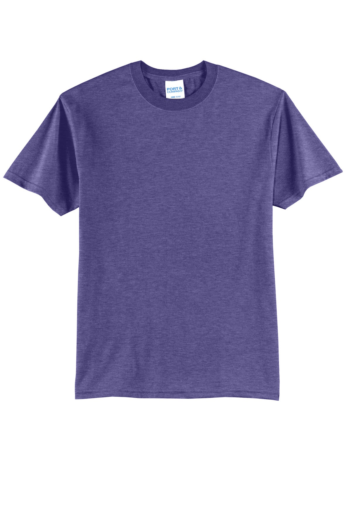 Port & Co Core Blend Tee - Heather Purple