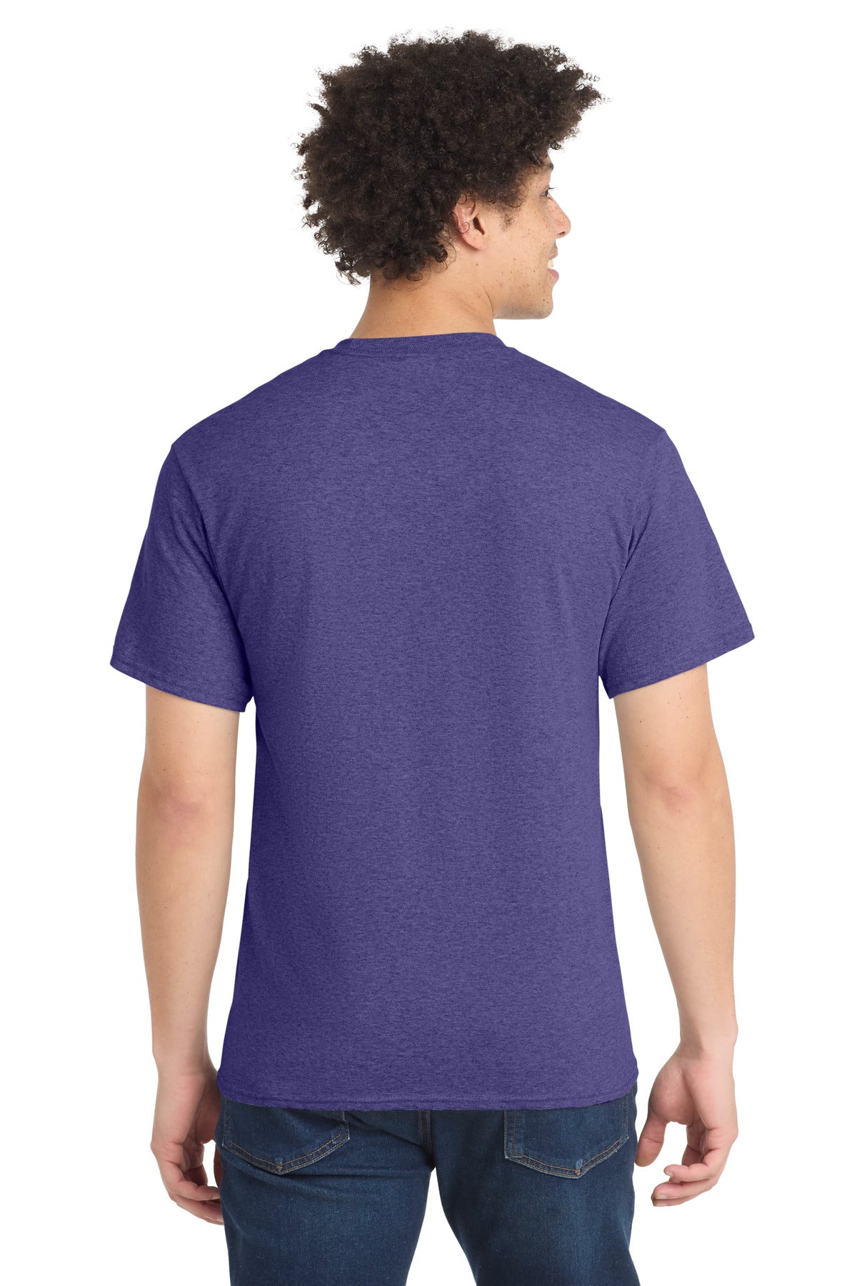 Port & Co Core Blend Tee - Heather Purple