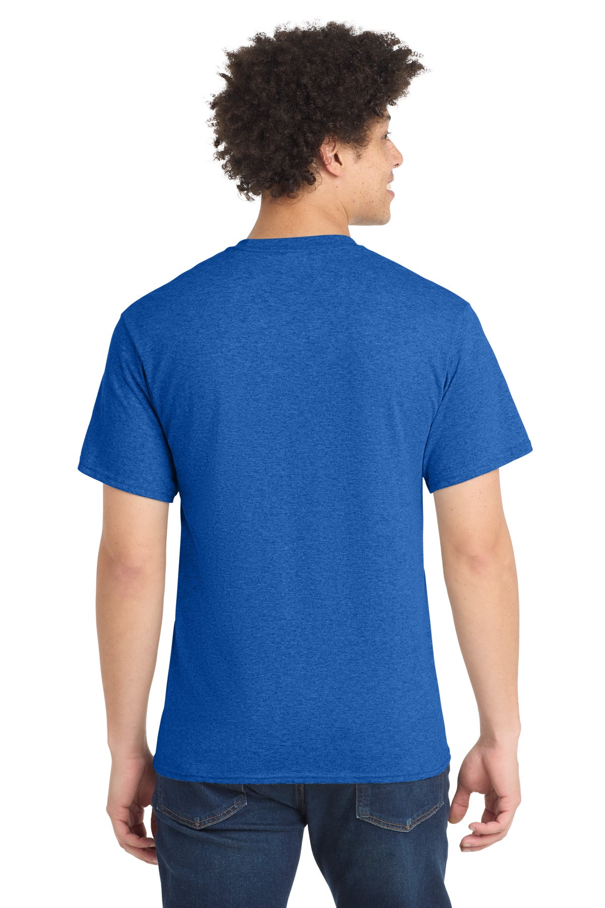 Port & Co Core Blend Tee - Heather Royal