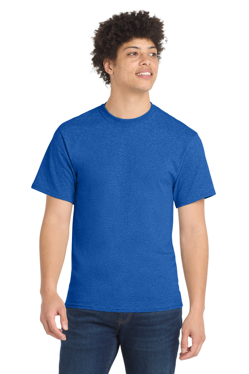 Port & Co Core Blend Tee - Heather Royal