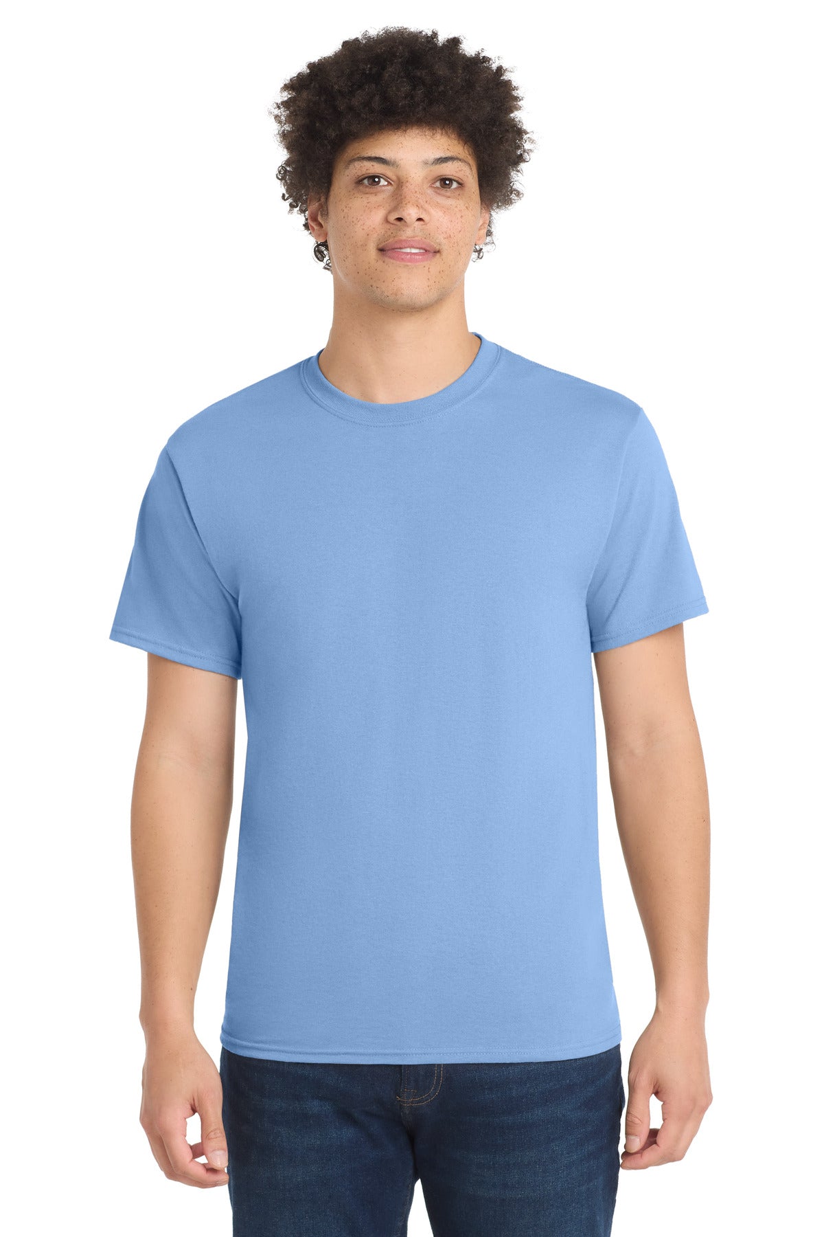 Port & Co Core Blend Tee - Light Blue