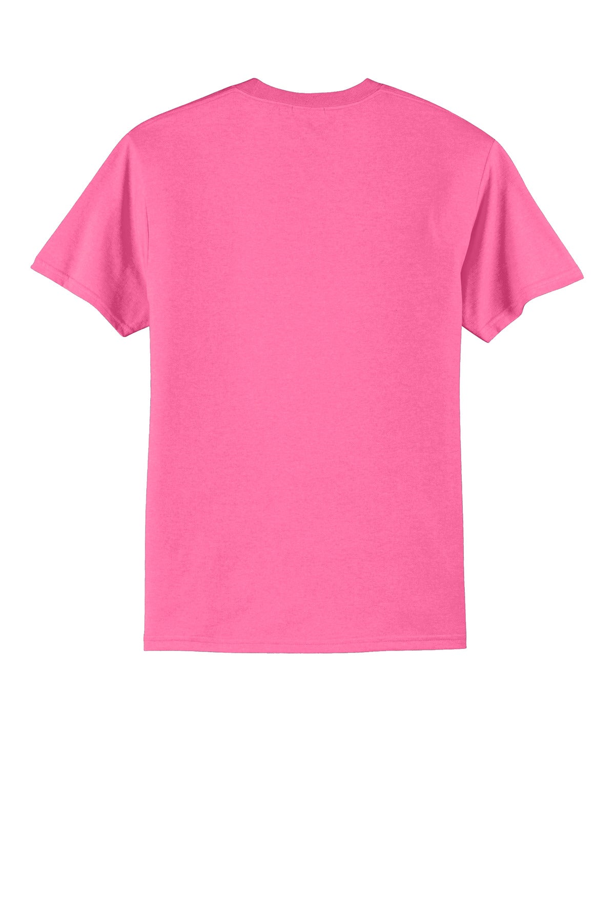 Port & Co Core Blend Tee - Neon Pink