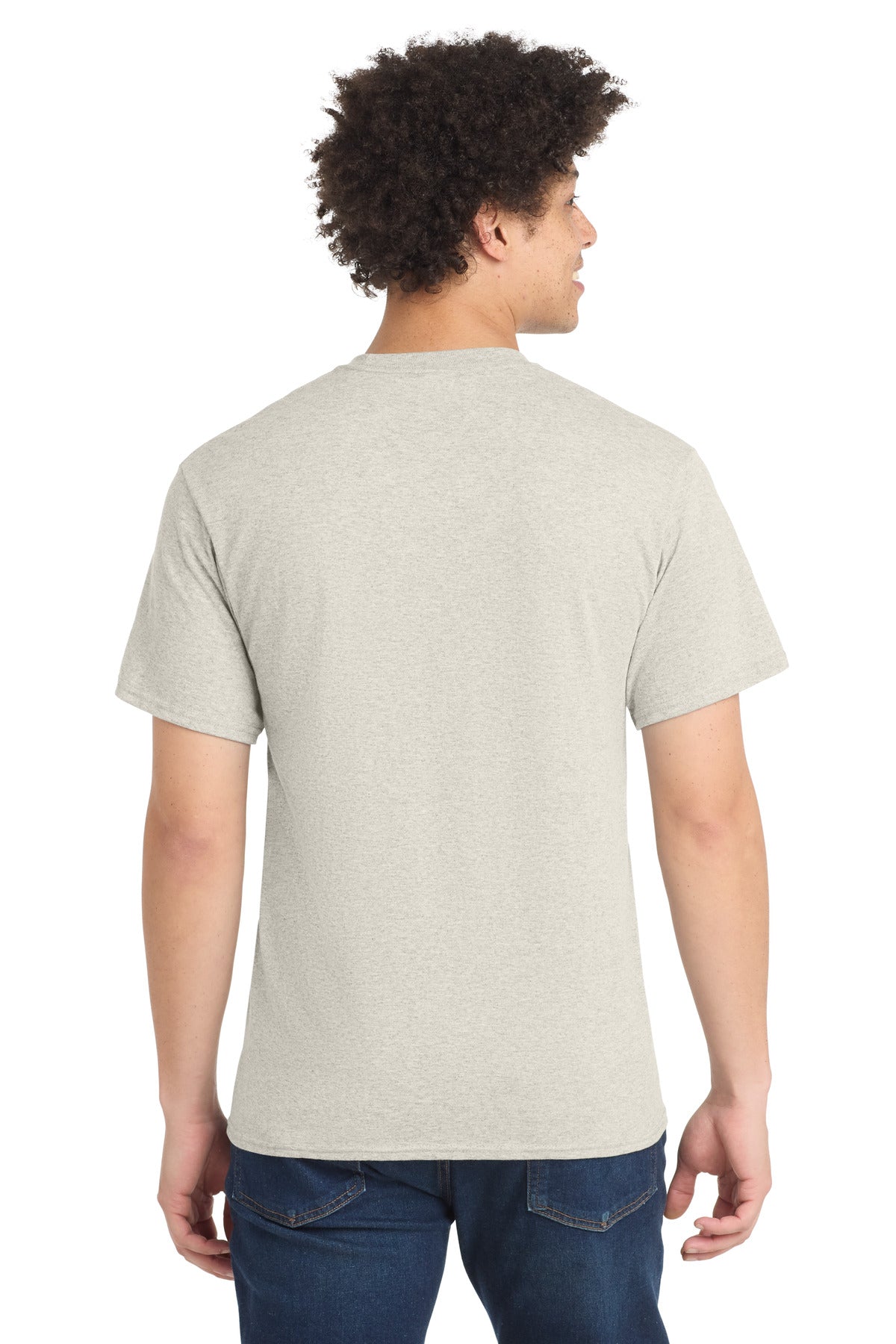 Port & Co Core Blend Tee - Oatmeal Heather