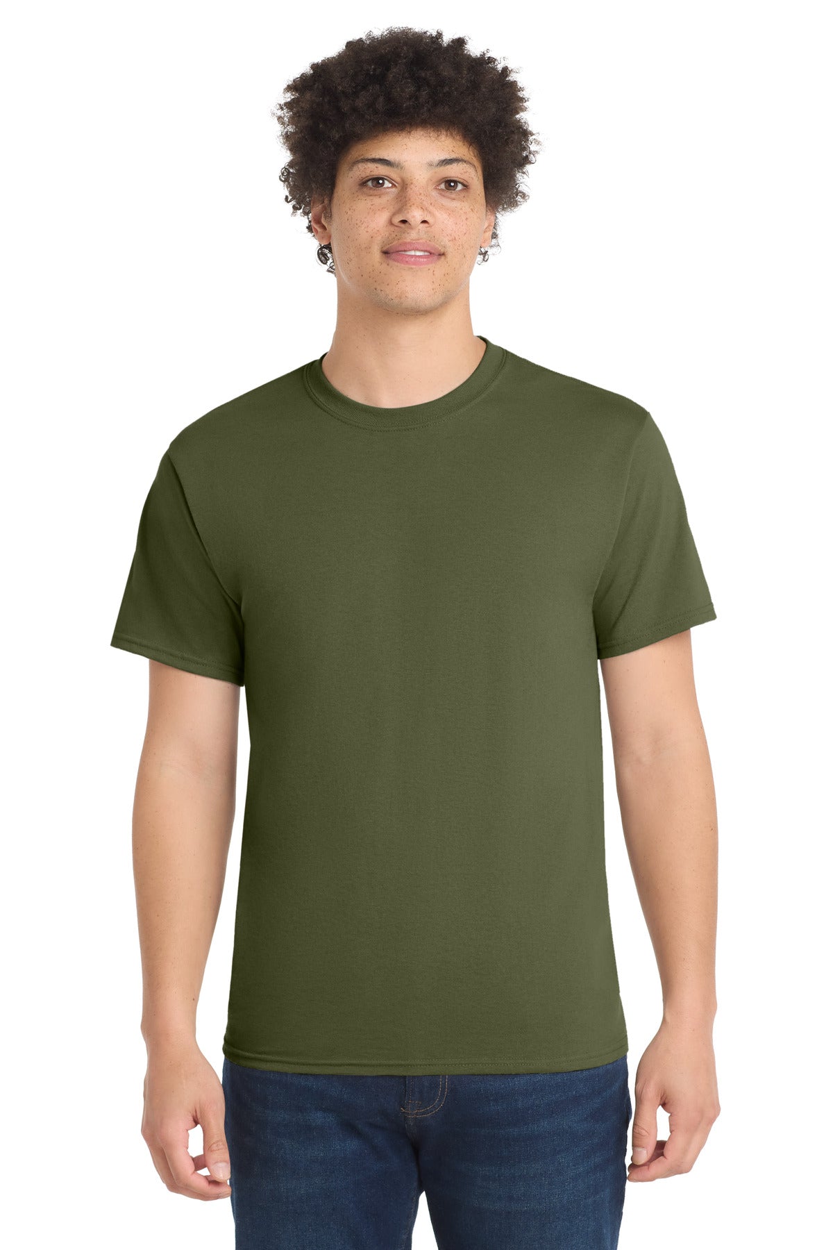Port & Co Core Blend Tee - Olive Drab Green