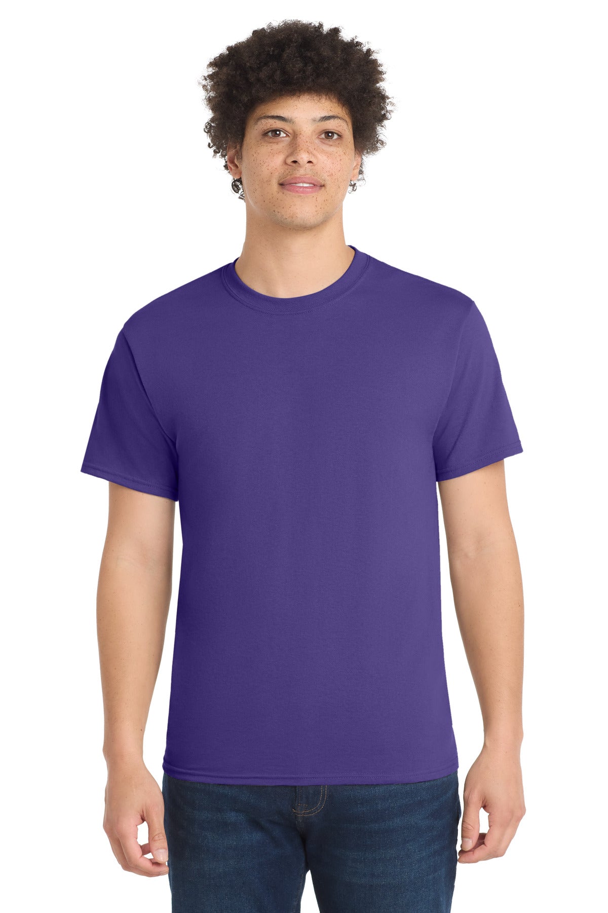 Port & Co Core Blend Tee - Purple