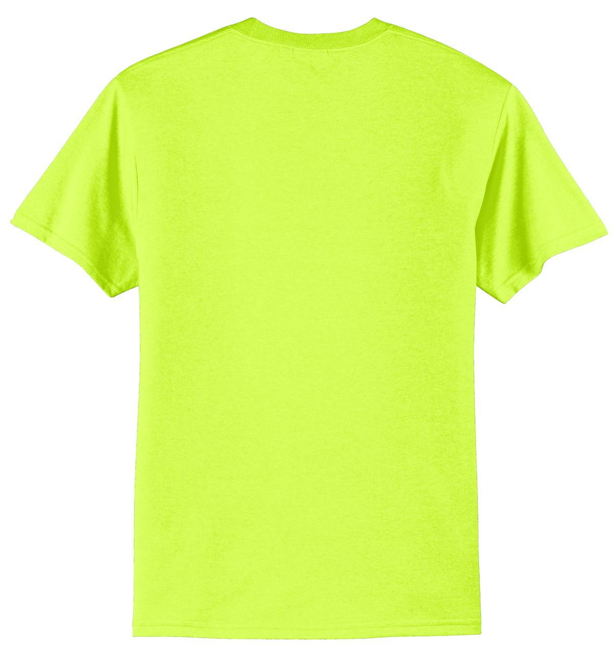 Port & Co Core Blend Tee - Safety Green