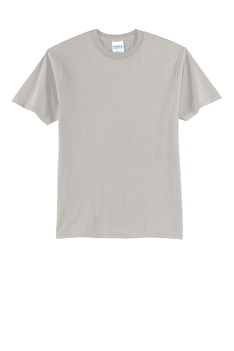 Port & Co Core Blend Tee - Silver