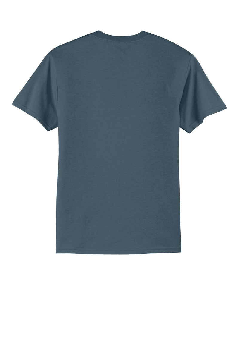 Port & Co Core Blend Tee - Steel Blue