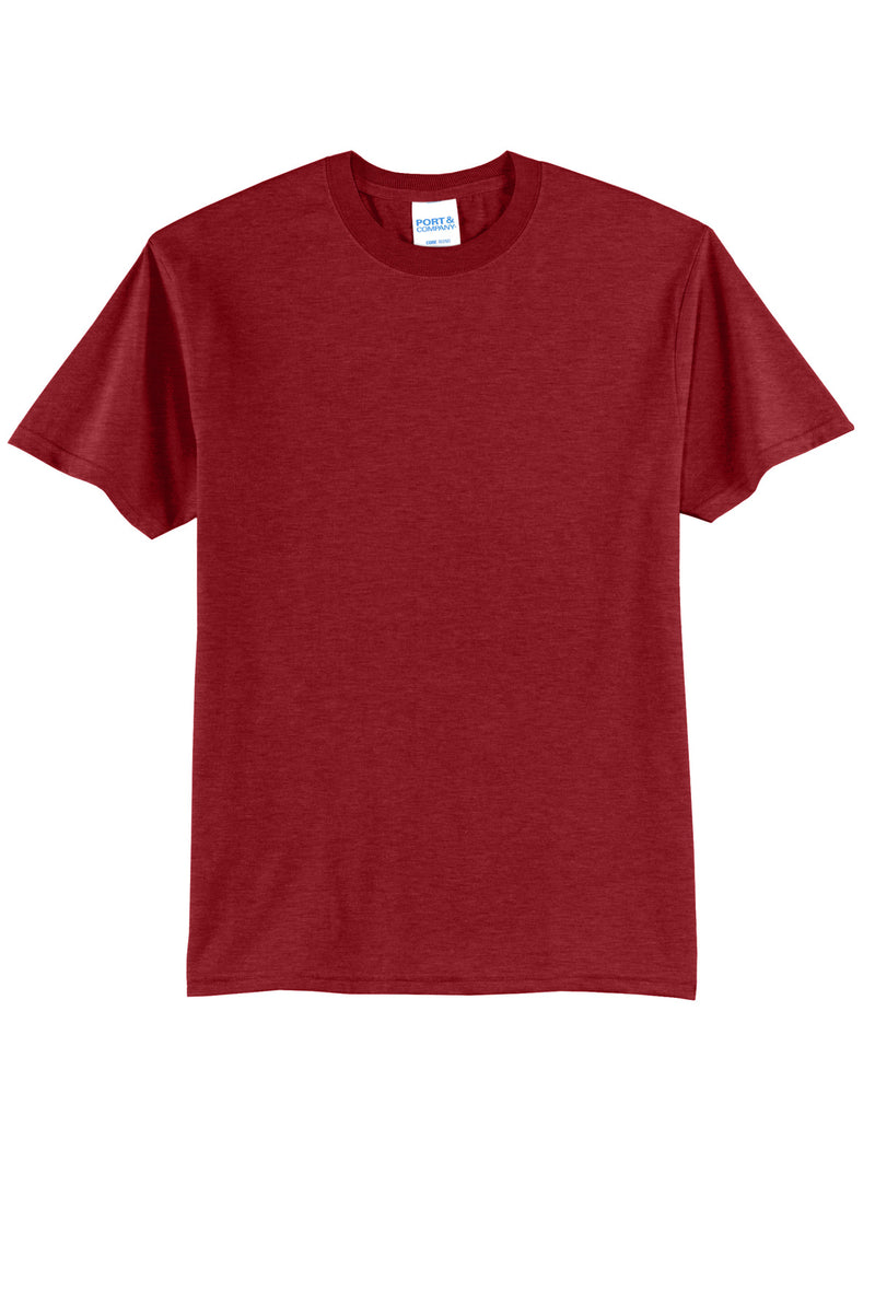 Port & Co Core Blend Tee - Vintage Red
