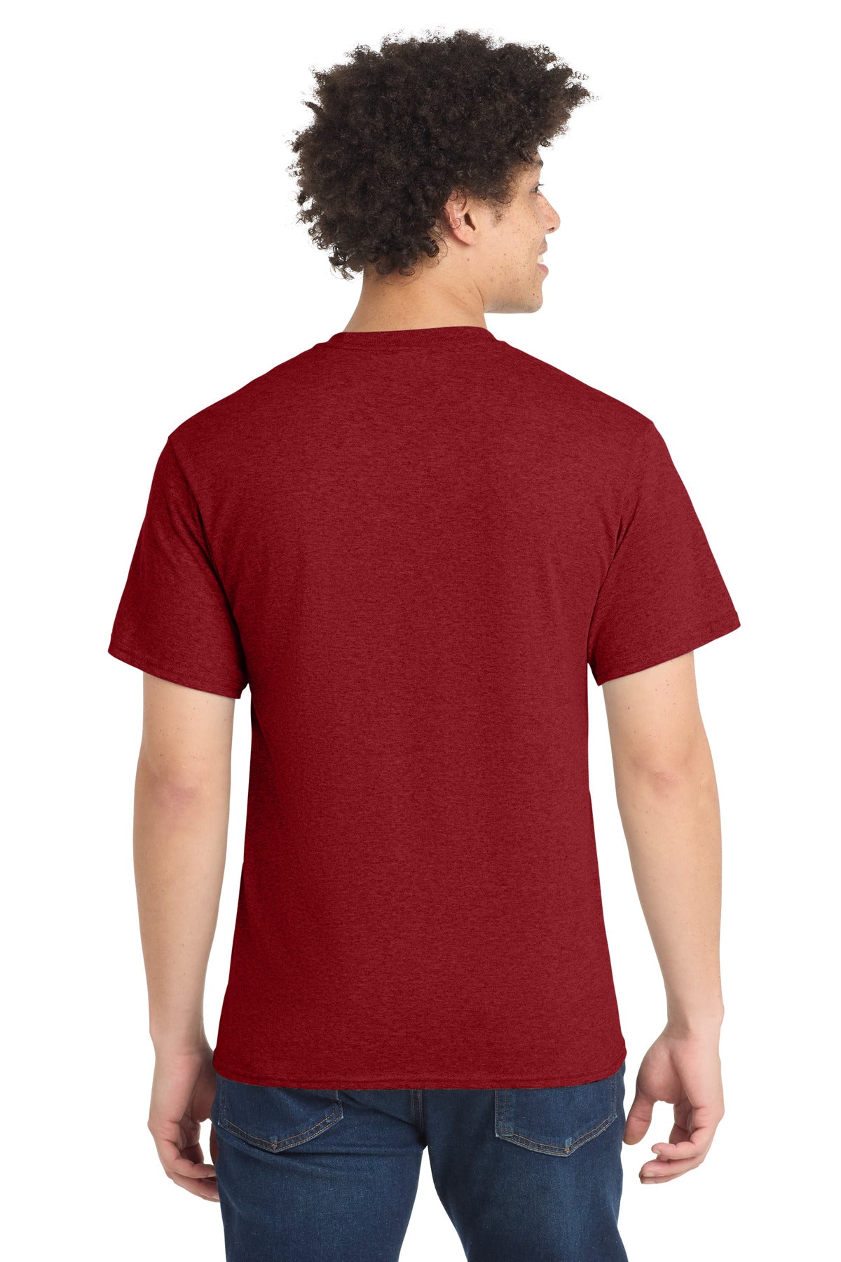 Port & Co Core Blend Tee - Vintage Red