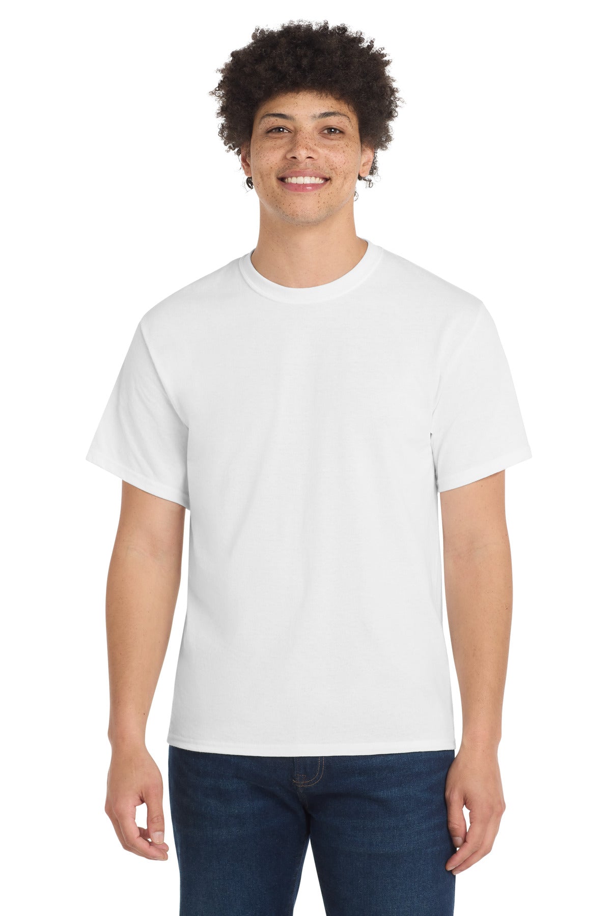Port & Co Core Blend Tee - White