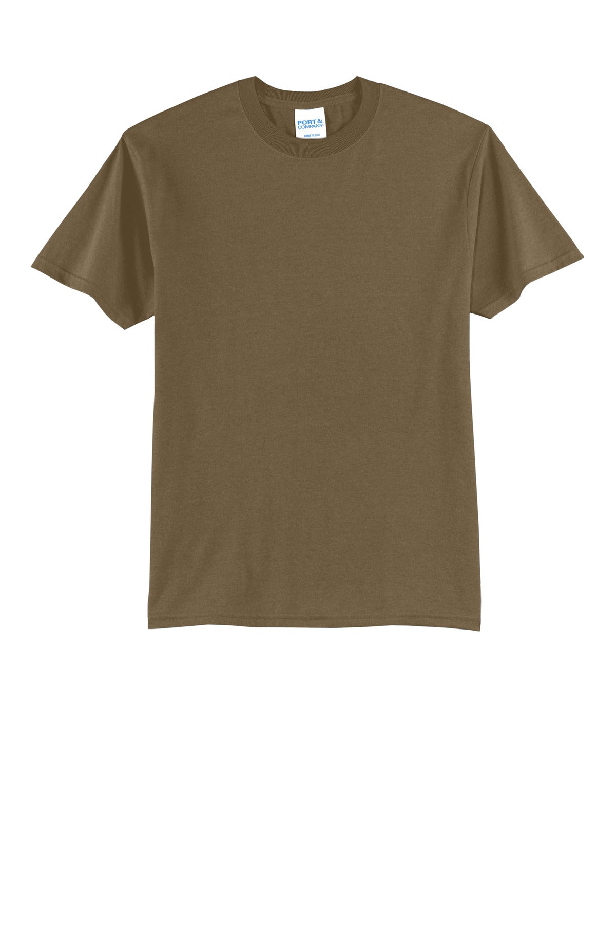 Port & Co Core Blend Tee - Woodland Brown