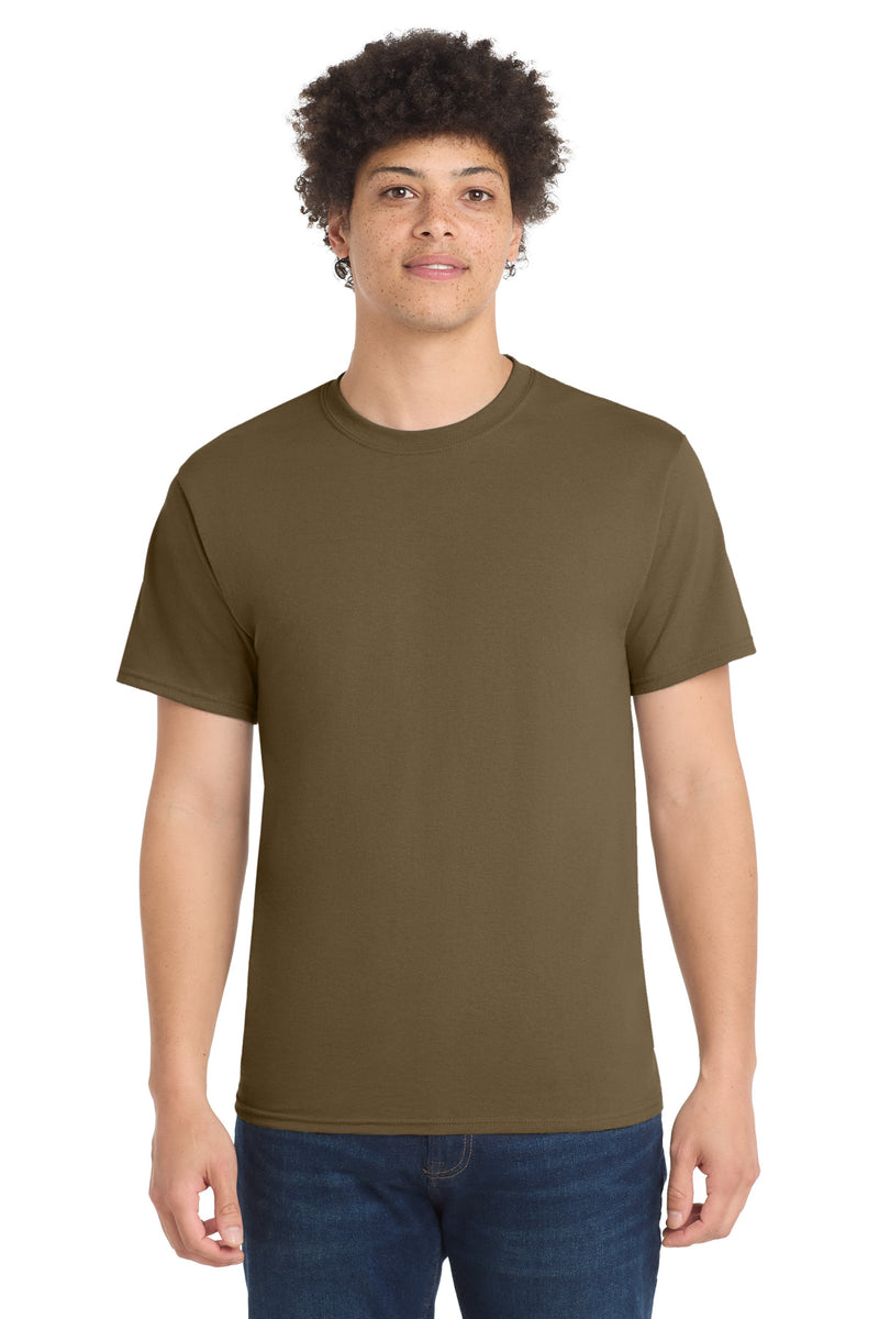 Port & Co Core Blend Tee - Woodland Brown