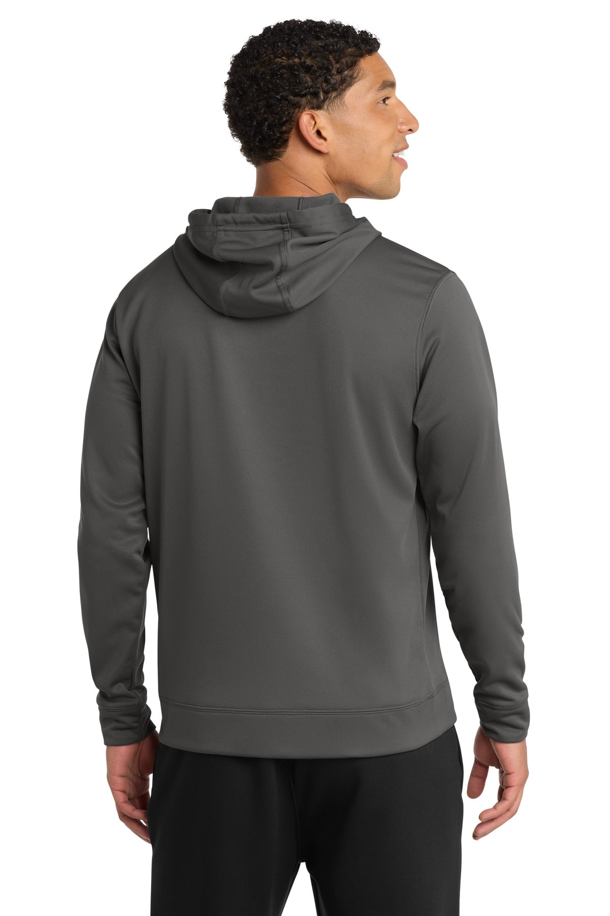 Port & Co Performance Fleece Pullover Hooded Sweatshirt - Charcoal
