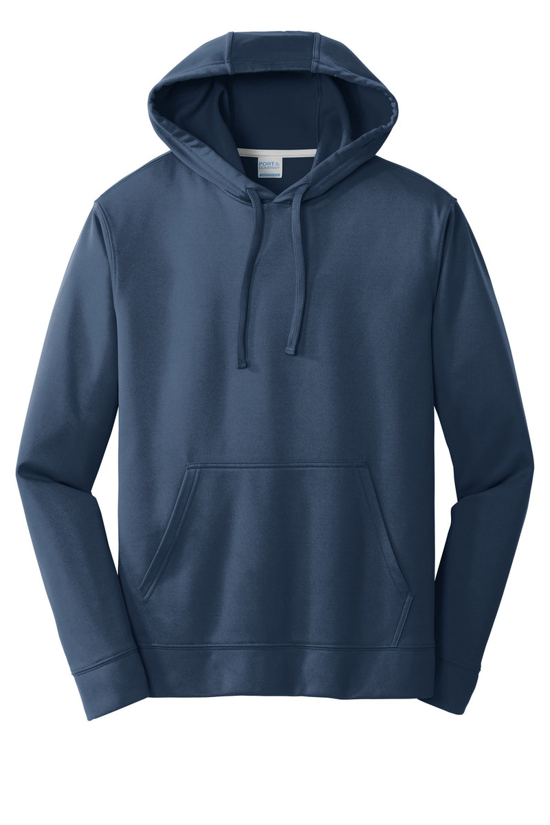 Port & Co Performance Fleece Pullover Hooded Sweatshirt - Deep Navy