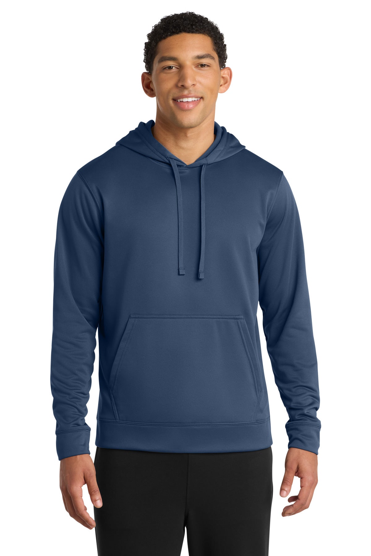 Port & Co Performance Fleece Pullover Hooded Sweatshirt - Deep Navy