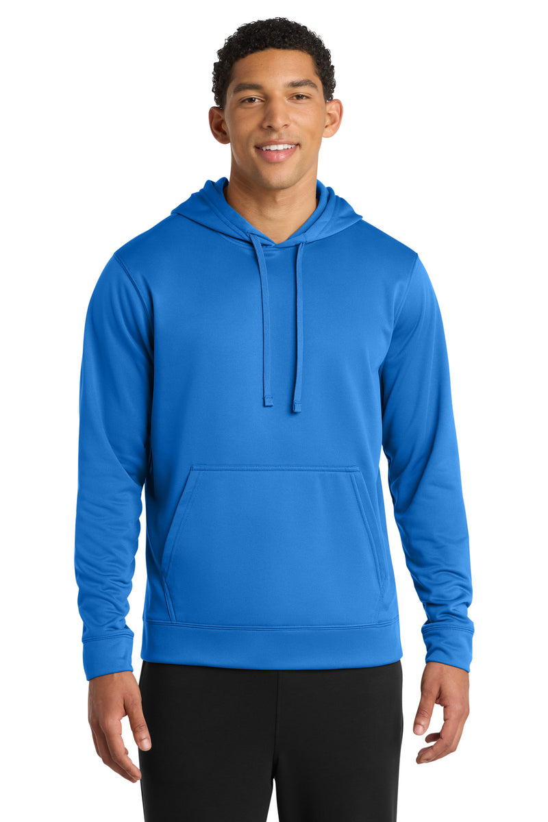 Port & Co Performance Fleece Pullover Hooded Sweatshirt - Royal