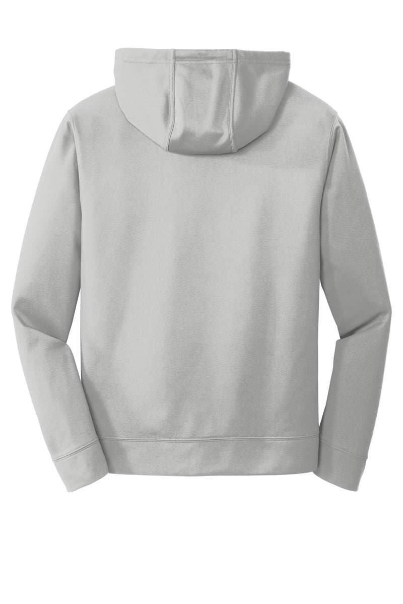 Port & Co Performance Fleece Pullover Hooded Sweatshirt - Silver
