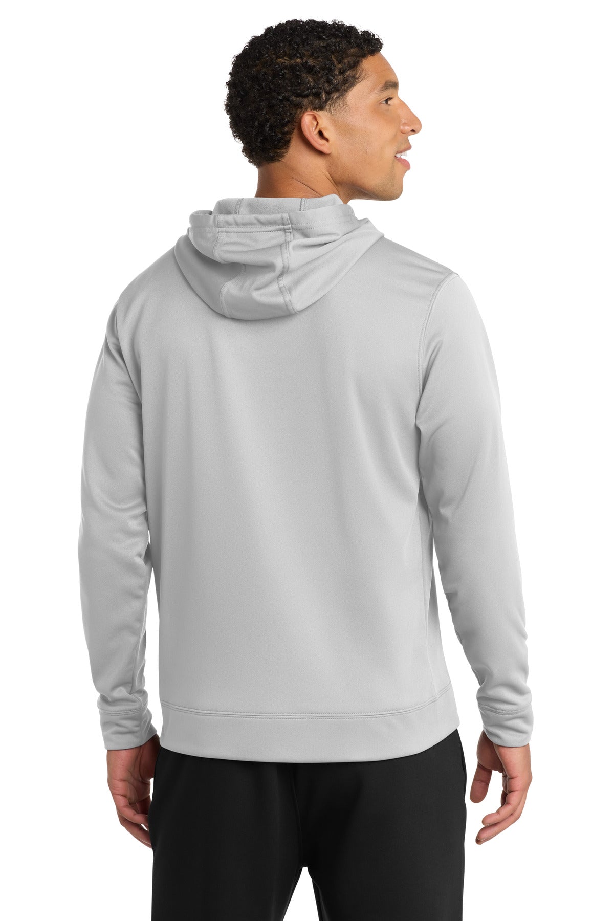 Port & Co Performance Fleece Pullover Hooded Sweatshirt - Silver