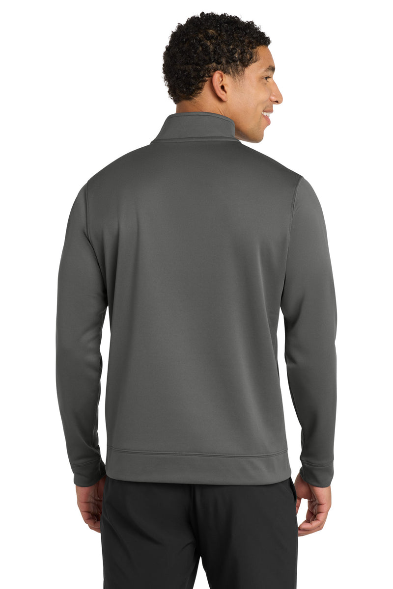 Port & Co Performance Fleece 1/4-Zip Pullover Sweatshirt - Charcoal
