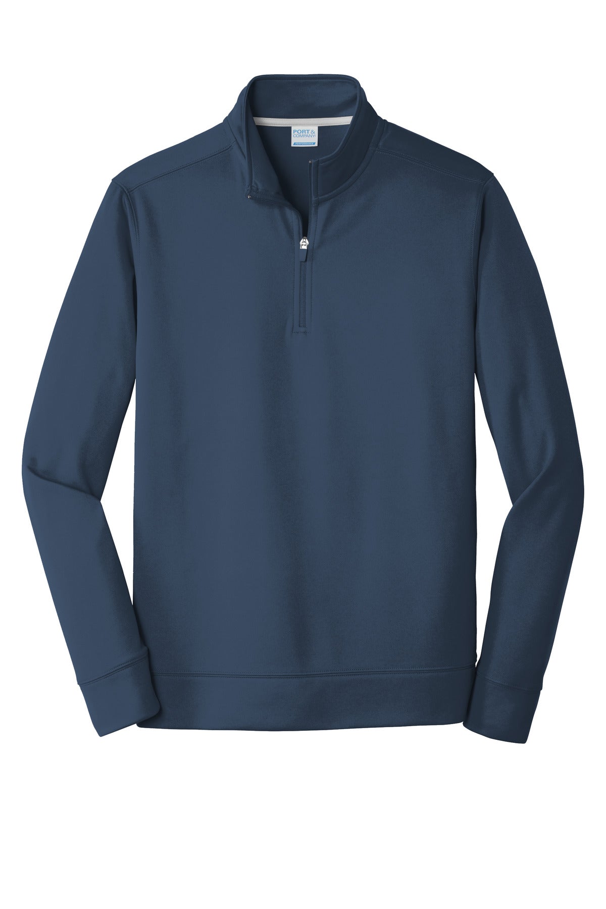 Port & Co Performance Fleece 1/4-Zip Pullover Sweatshirt - Deep Navy