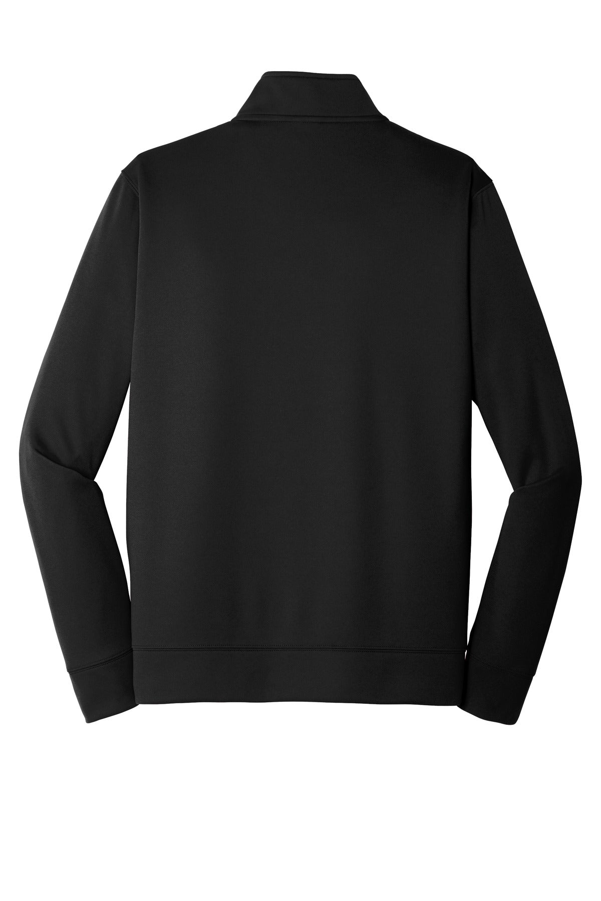 Port & Co Performance Fleece 1/4-Zip Pullover Sweatshirt - Jet Black