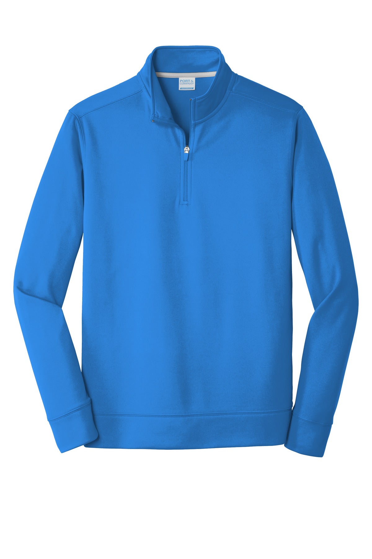 Port & Co Performance Fleece 1/4-Zip Pullover Sweatshirt - Royal